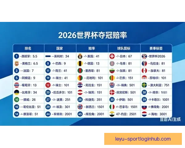 2026世界杯各球队实力分析与夺冠前景预测